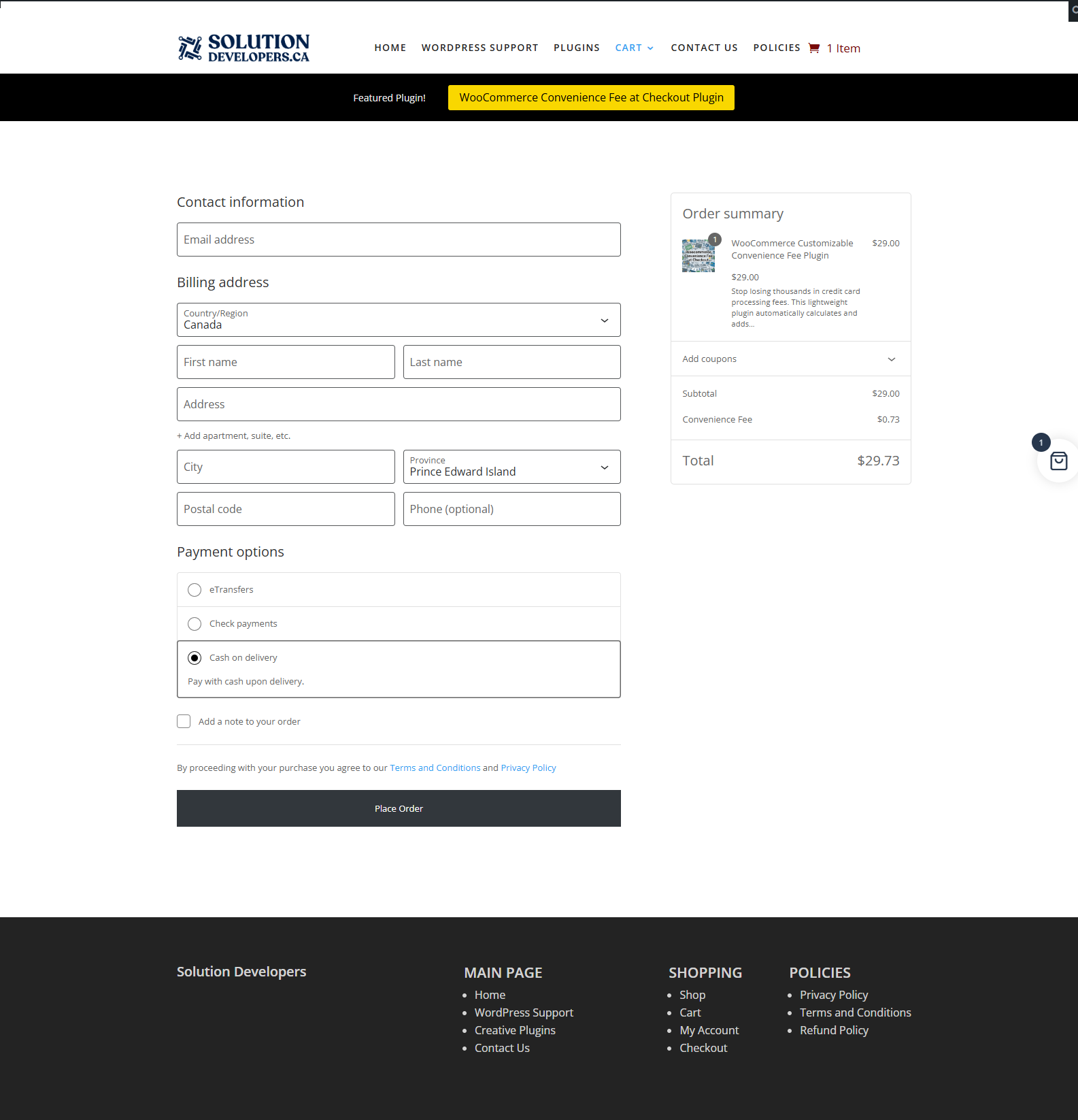 WooCommerce Customizable Convenience Fee Plugin - Image 3