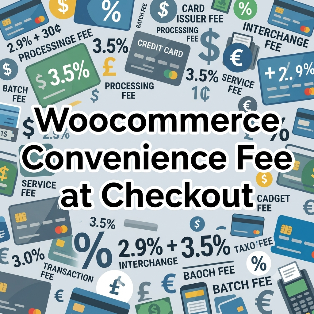 WooCommerce Customizable Convenience Fee Plugin